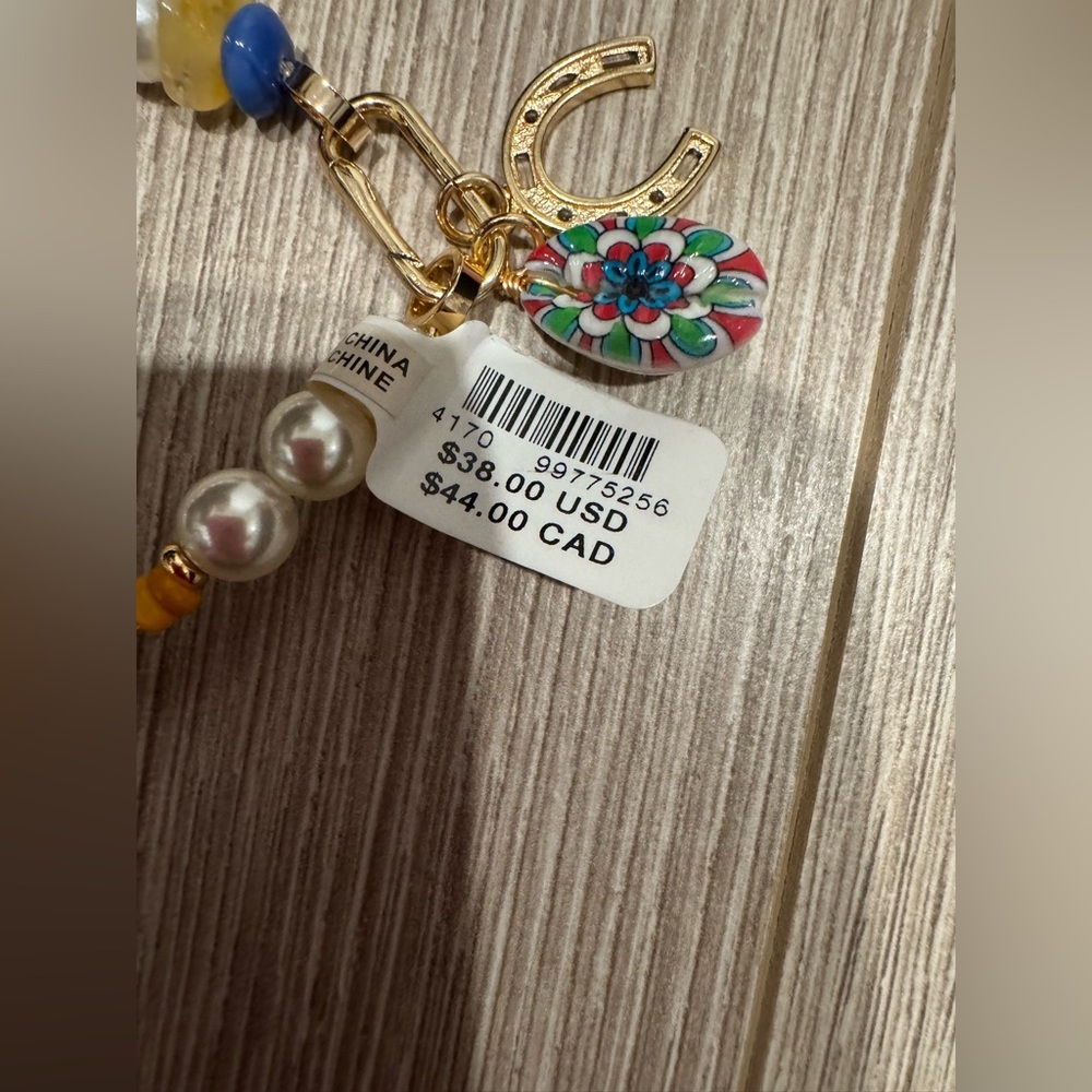 Anthropologie Elegant Pearl and Charm Bracelet - Picture 3 of 4